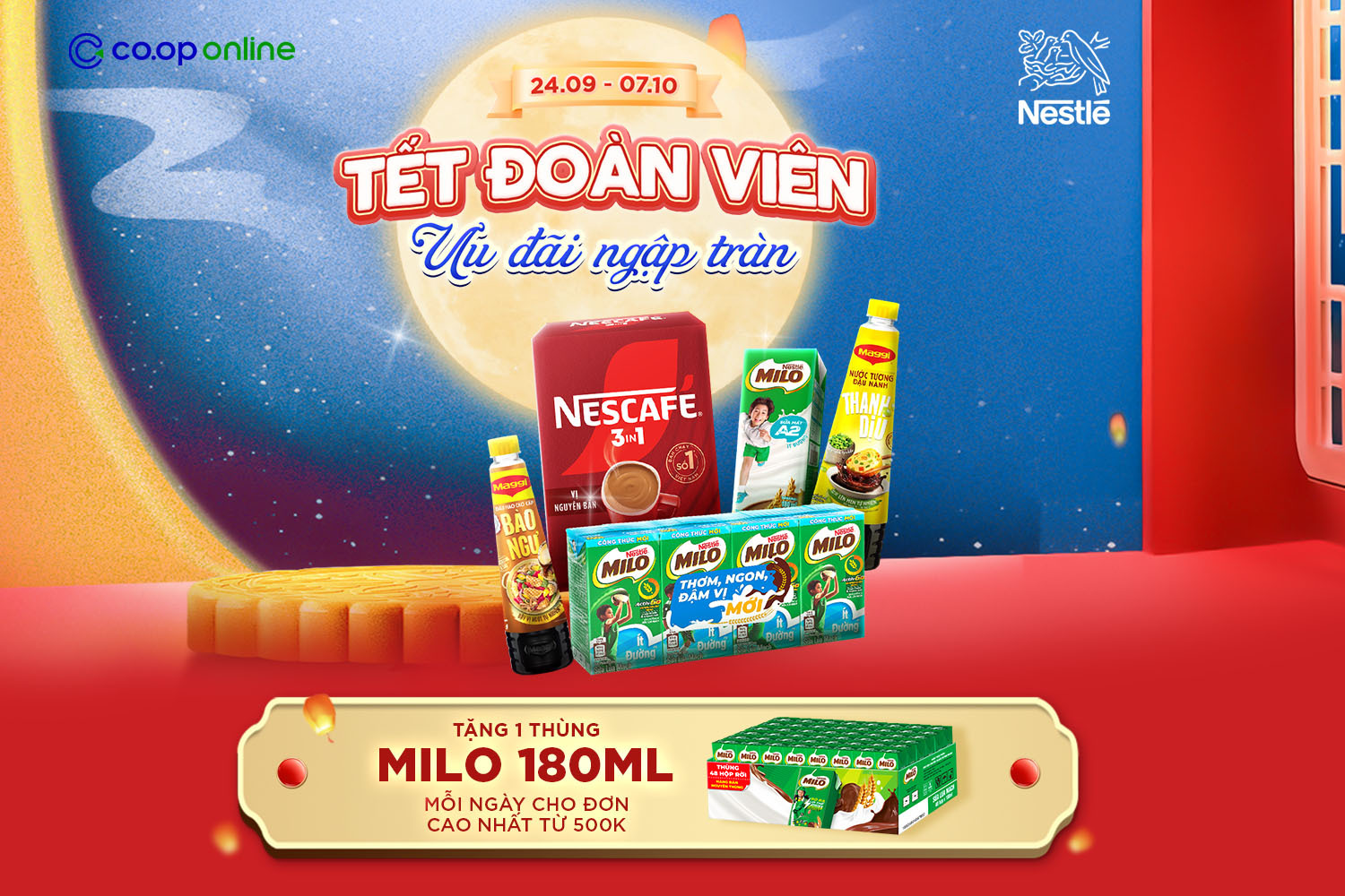 Tết đoàn viên - ưu đãi ngập tràn cùng Nestle