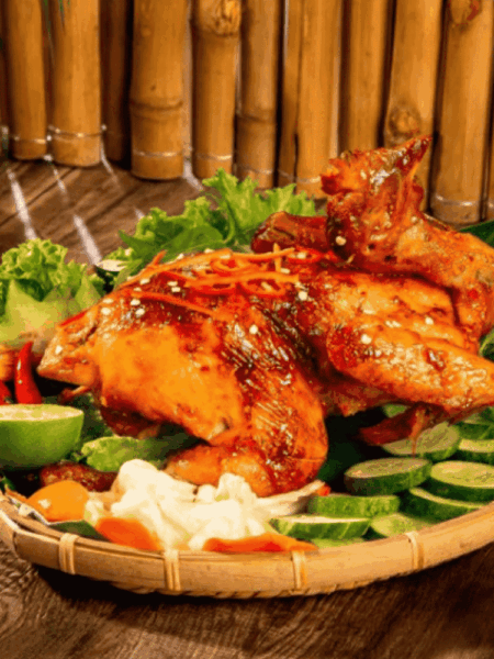Gà nướng mật ong