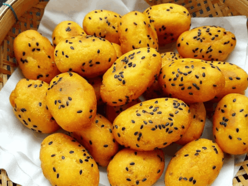 Khoai lang kén hấp dẫn bùi ngọt