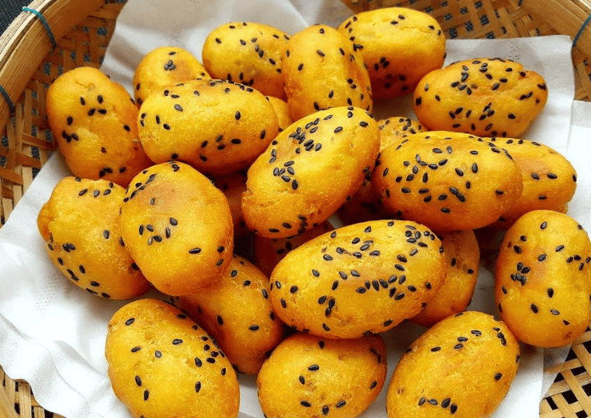 Khoai lang kén hấp dẫn bùi ngọt