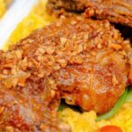 Cơm gà xối mỡ ngon