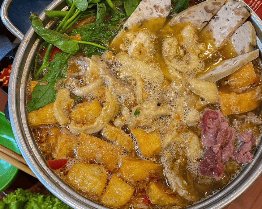 Lẩu riêu cua ngon
