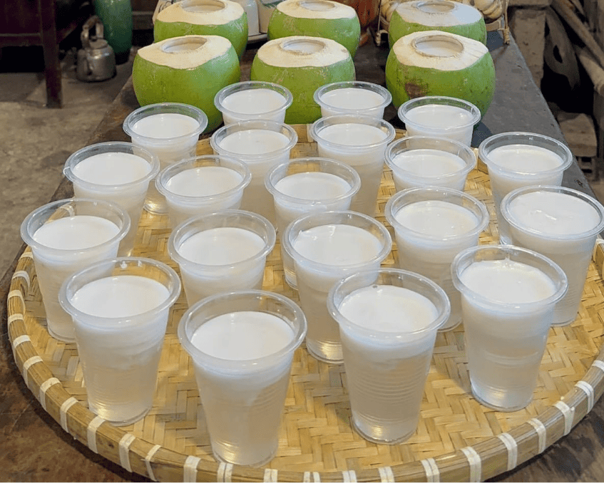 Rau câu dừa thanh mát giải nhiệt