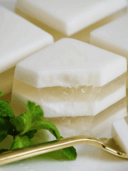 Rau câu dừa thanh mát, giải nhiệt