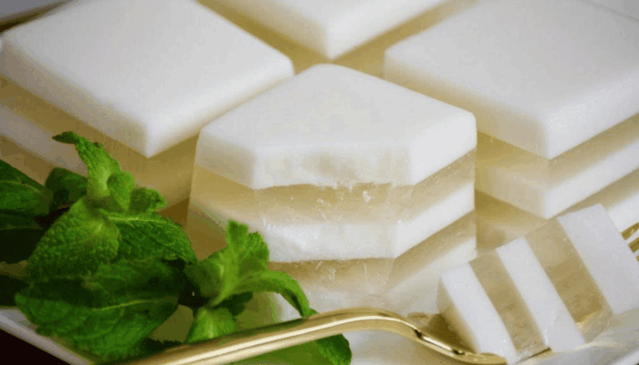 Rau câu dừa thanh mát, giải nhiệt