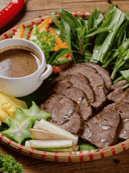 Bò Luộc Gừng