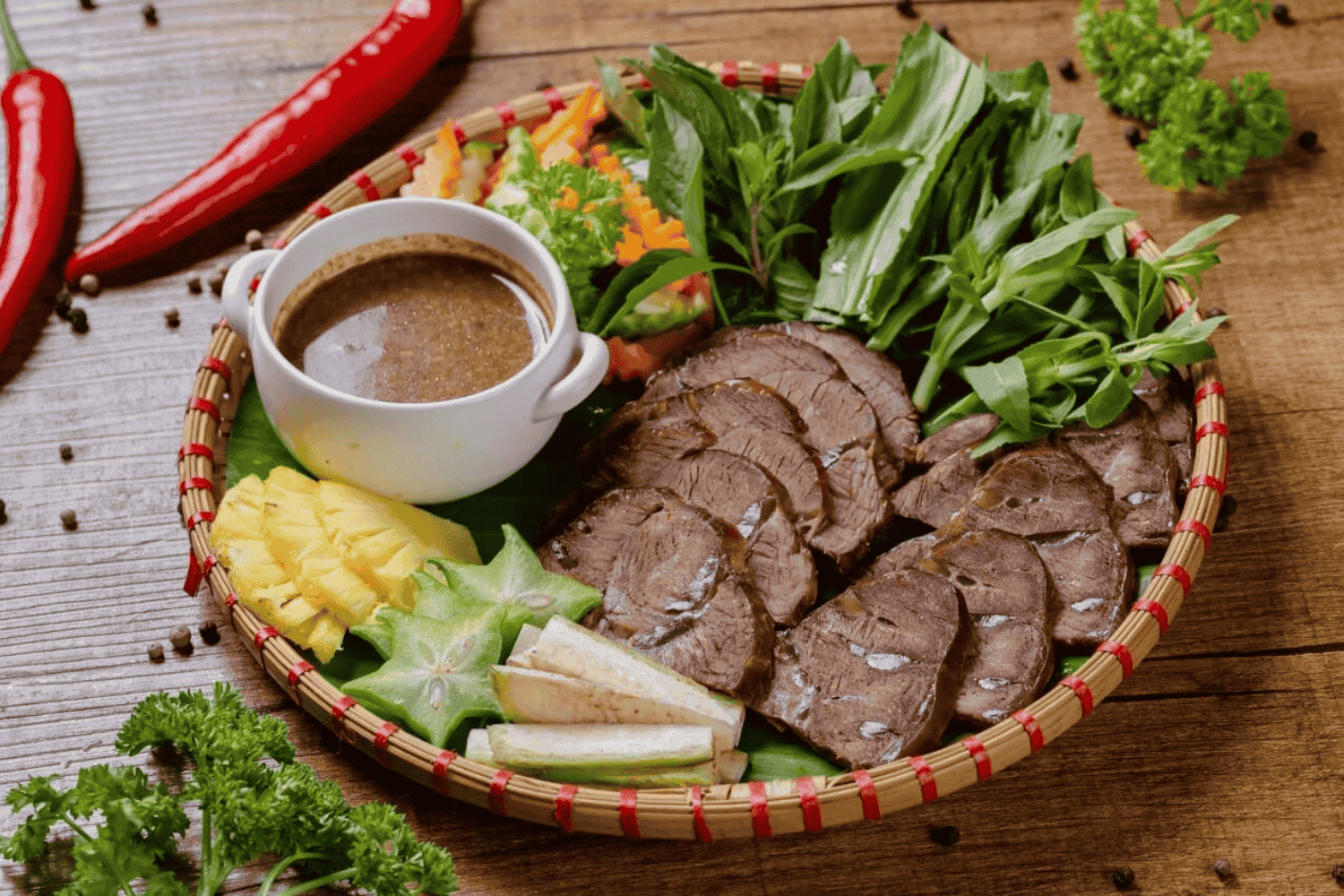 Bò Luộc Gừng