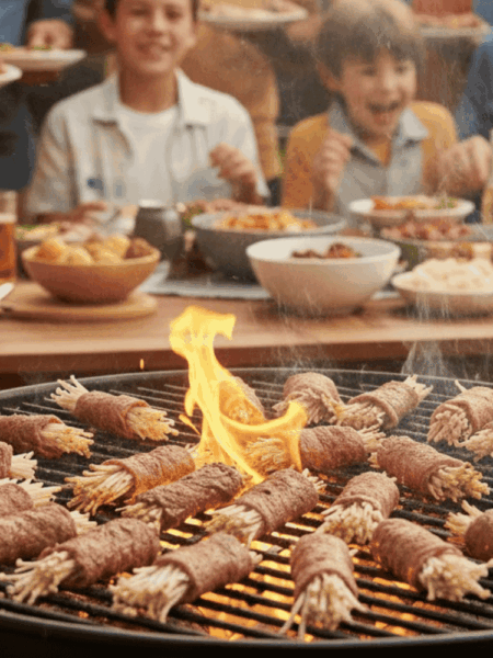 Bò cuốn nấm kim châm cho party gia đình – Món ngon hấp dẫn