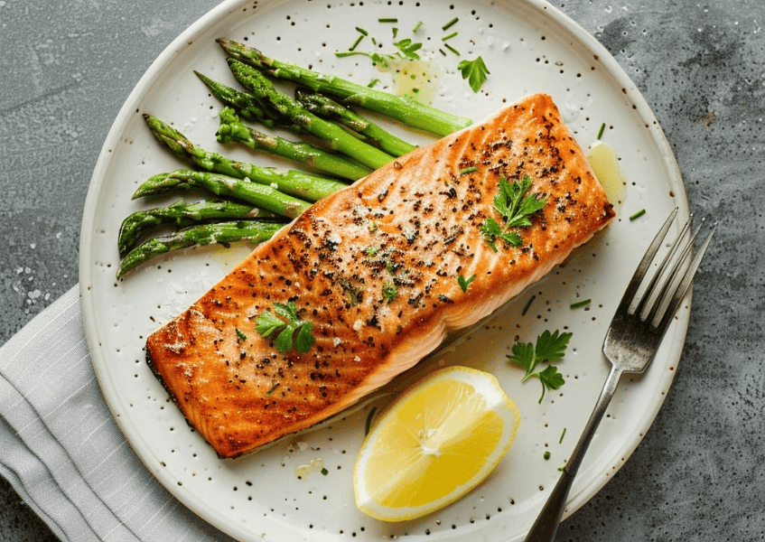 Cách làm cá hồi áp chảo eat clean – dinh dưỡng, ngon chuẩn nhà hàng