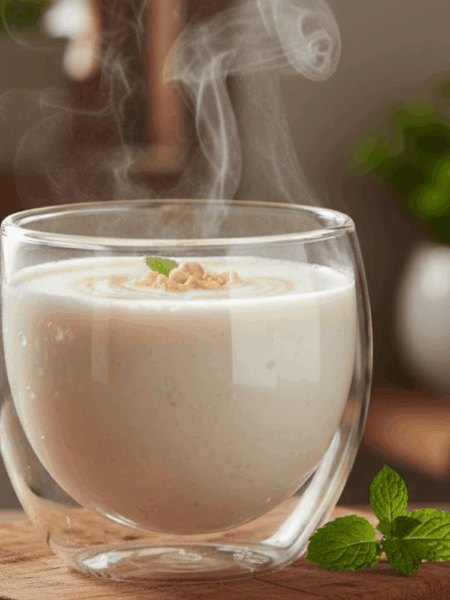 Cách làm sữa hạt sen nóng béo thơm, an thần hiệu quả