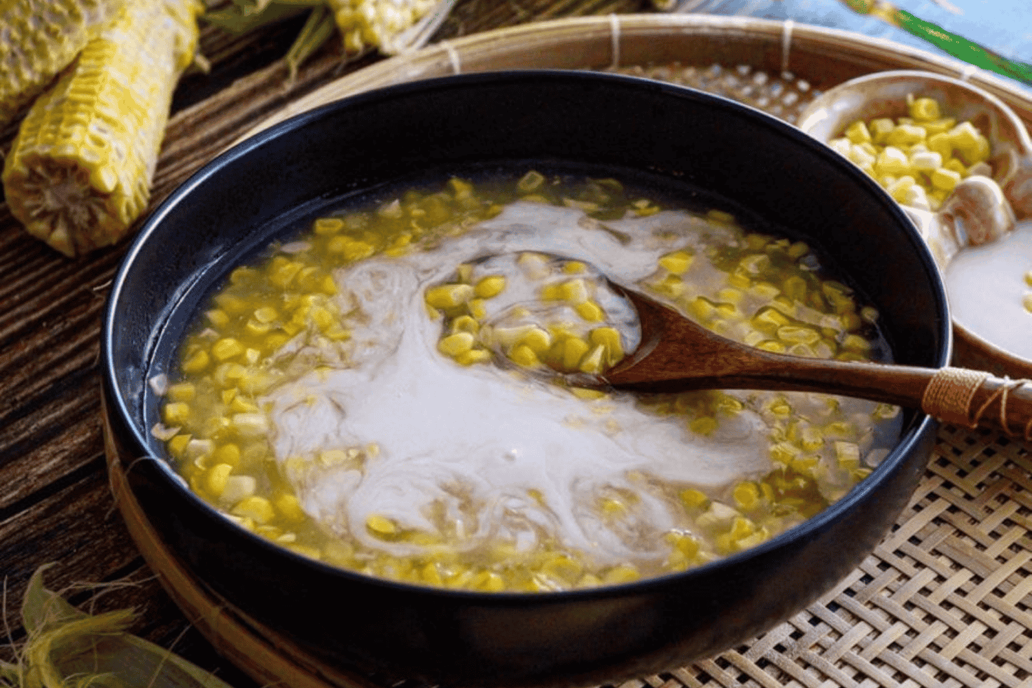 Cách nấu chè bắp đơn giản