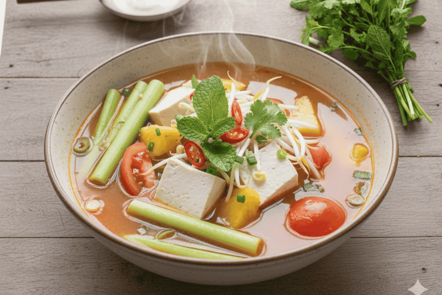 Canh chua chay ngon lành – Gợi ý món ăn thanh đạm cho mỗi ngày