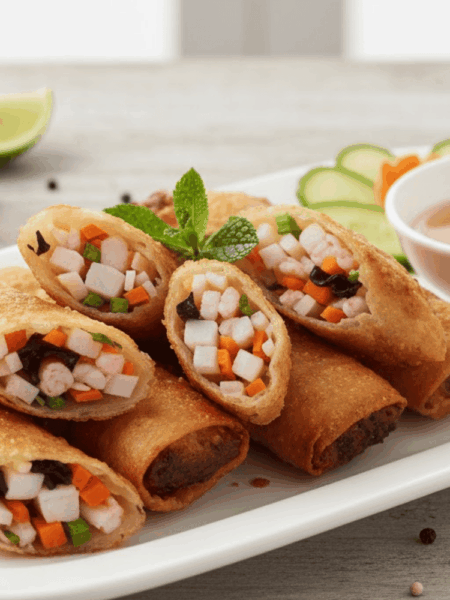 Chả giò hải sản – Món khai vị giòn rụm, thơm ngon đậm vị hải sản