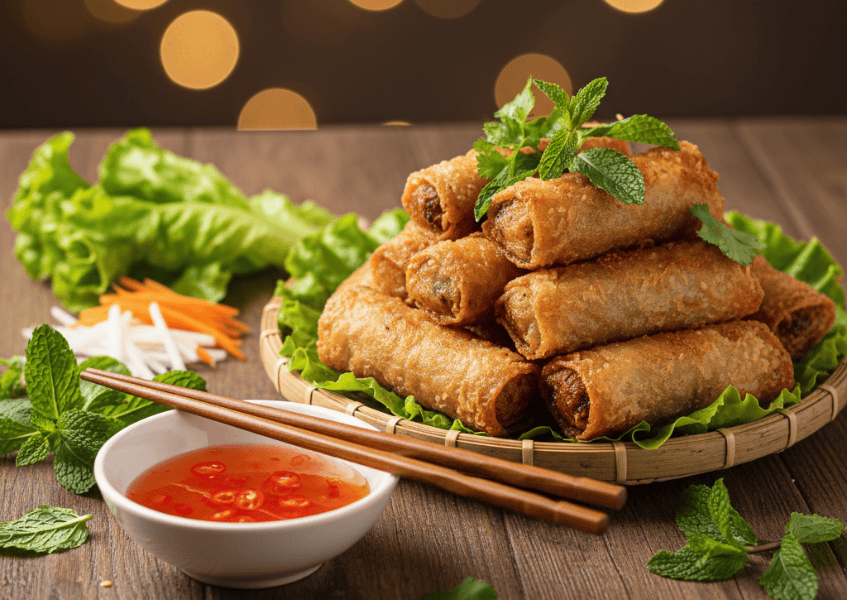 Công thức chả giò chay giòn rụm, thanh đạm và dễ làm tại nhà