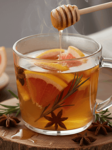 Công thức Trà bưởi nóng thanh lọc cơ thể: giải nhiệt và tốt cho tiêu hóa