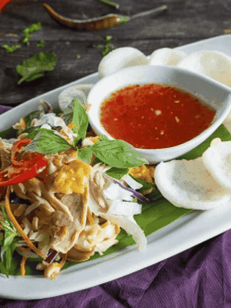 Gỏi gà xé phay thơm ngon hấp dẫn