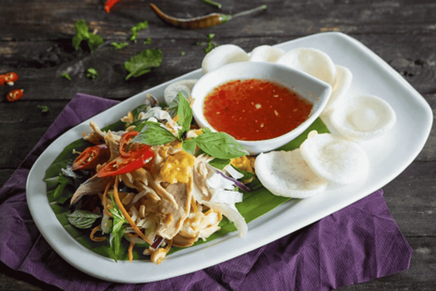 Gỏi gà xé phay thơm ngon hấp dẫn