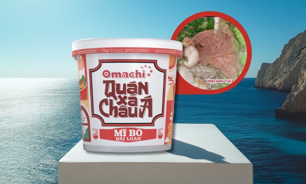 Mì Omachi bò Đài Loan trứ danh