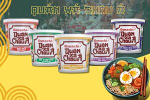 Mì Omachi quán xá Châu Á review chi tiết 5 vị