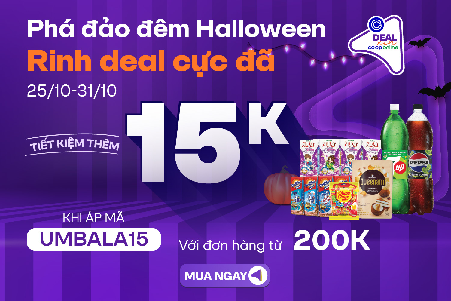 Phá đảo đêm Halloween - Rinh deal cực đã