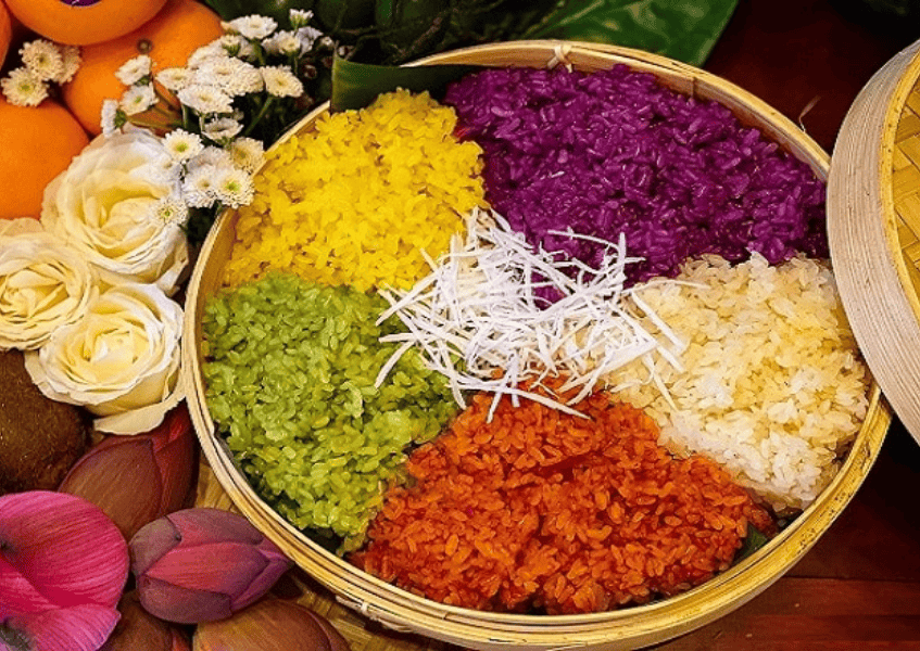 Xôi ngũ sắc