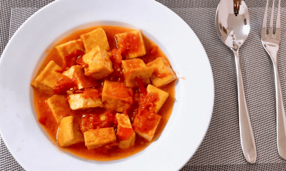 Đậu phụ sốt cà chua