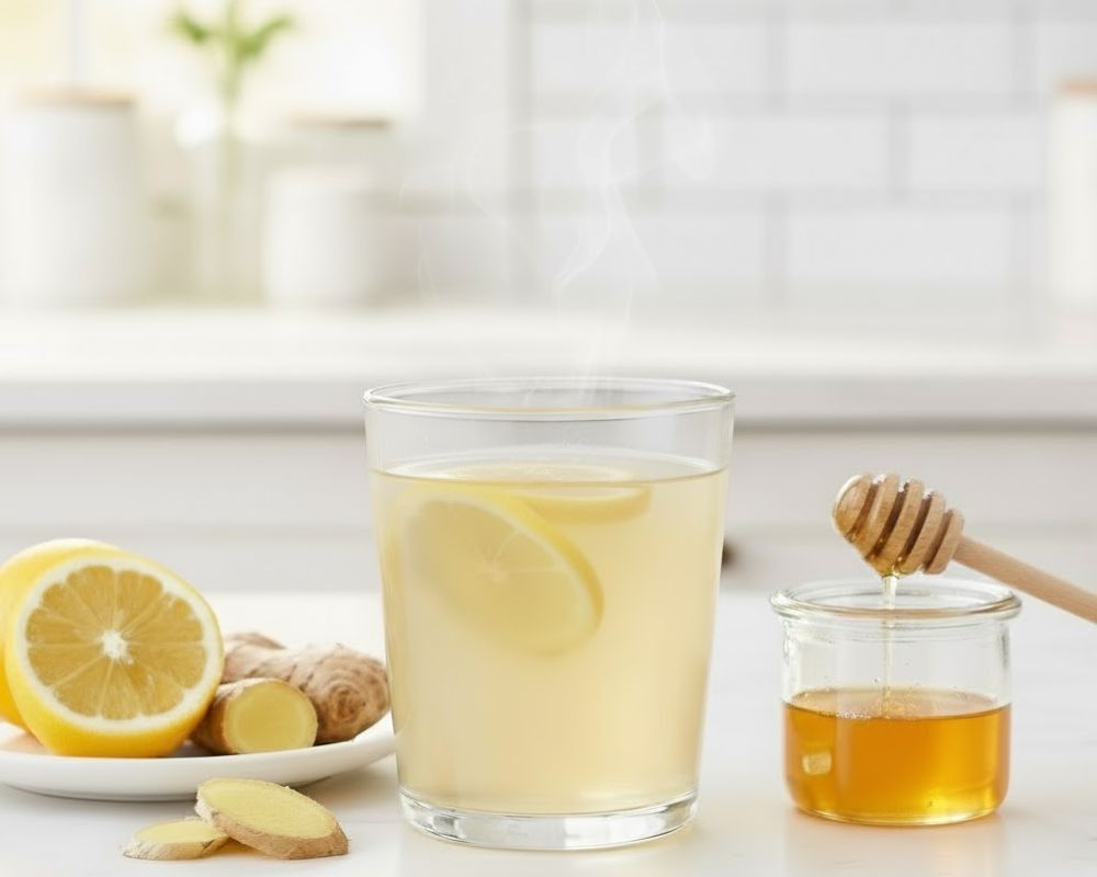 mật ong chanh gừng