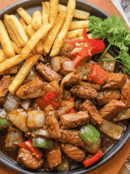 Cách làm món bò lúc lắc khoai tây chiên