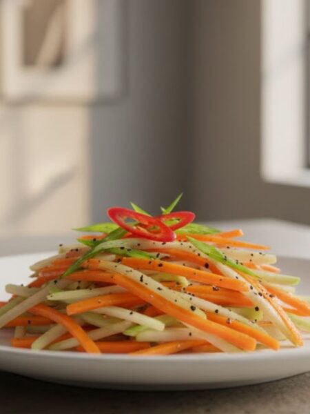 Cà rốt xào su hào chuẩn ngon