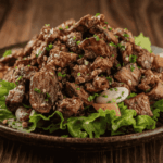Món salad trộn thịt bò