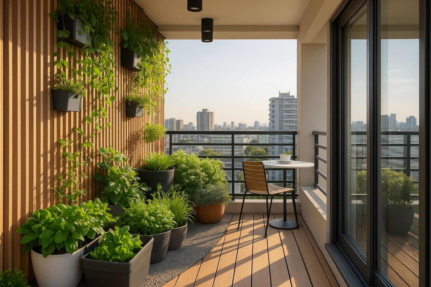 Không gian đẹp: Ban công xanh trở thành góc “chill” thư giãn