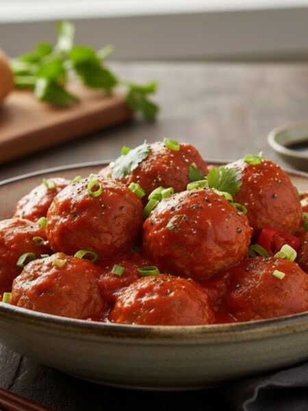 Xíu mại sốt cà chua chuẩn ngon