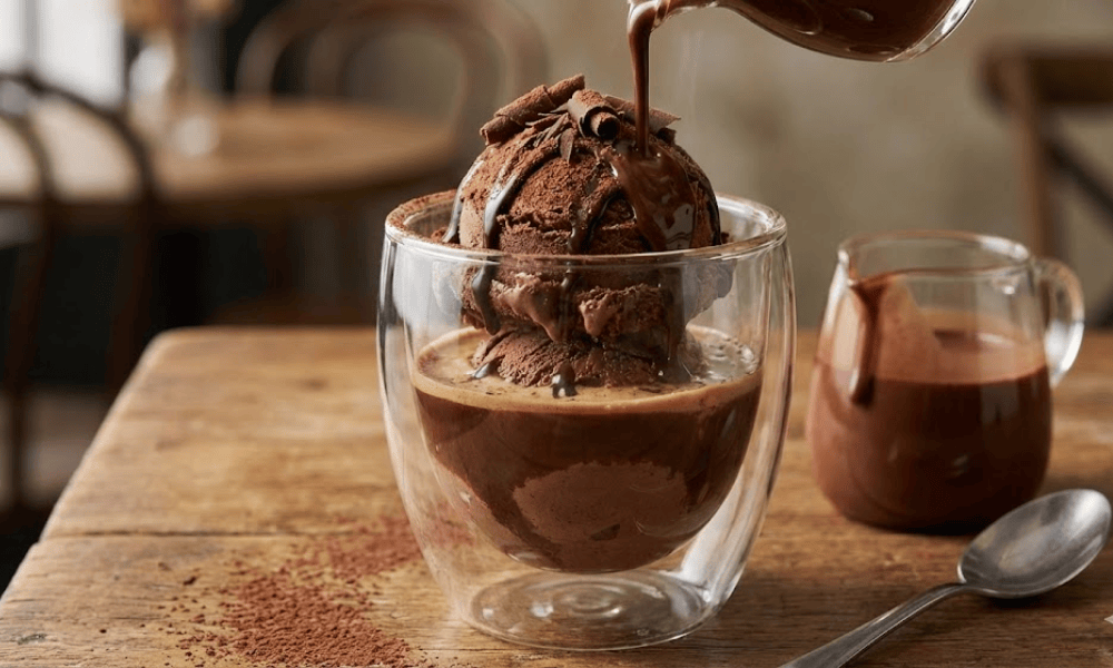 Affogato chocolate