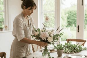 Bí quyết cắm hoa đẹp cho bàn ăn: Mẹo trang trí không gian