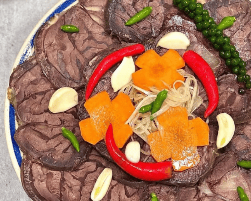 Bắp bò ngâm mắm 