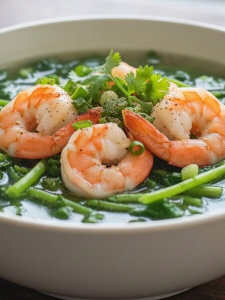 Cách làm canh mồng tơi nấu tôm tươi chuẩn ngon