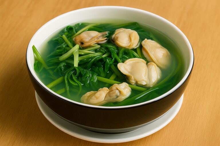 Canh rau muống nấu nghêu – Món canh dân dã, thanh mát vị biển - Tin tức ...