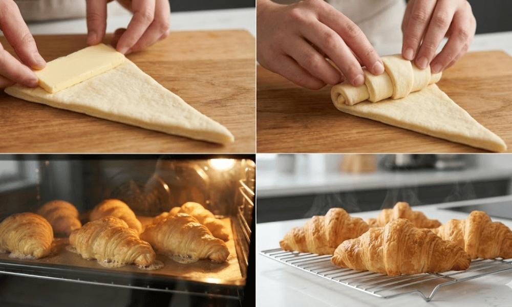 Cách làm Croissant giống bản truyền thống