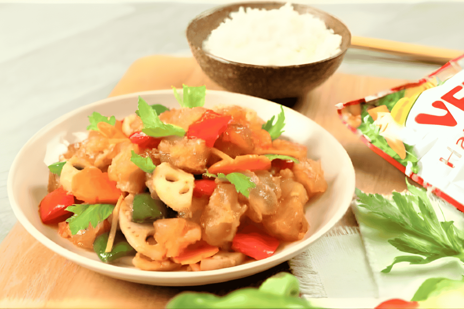 Gân bò xào chua ngọt đậm đà - Vị giòn sần sật, càng ăn càng cuốn