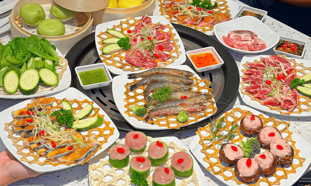 Nguyên liệu cho lẩu hấp thủy nhiệt