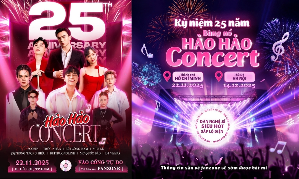 Hảo Hảo Concert 25 năm biến đường Lê Lợi thành đại tiệc âm nhạc 