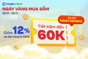 Ngày vàng mua sắm giảm 12%