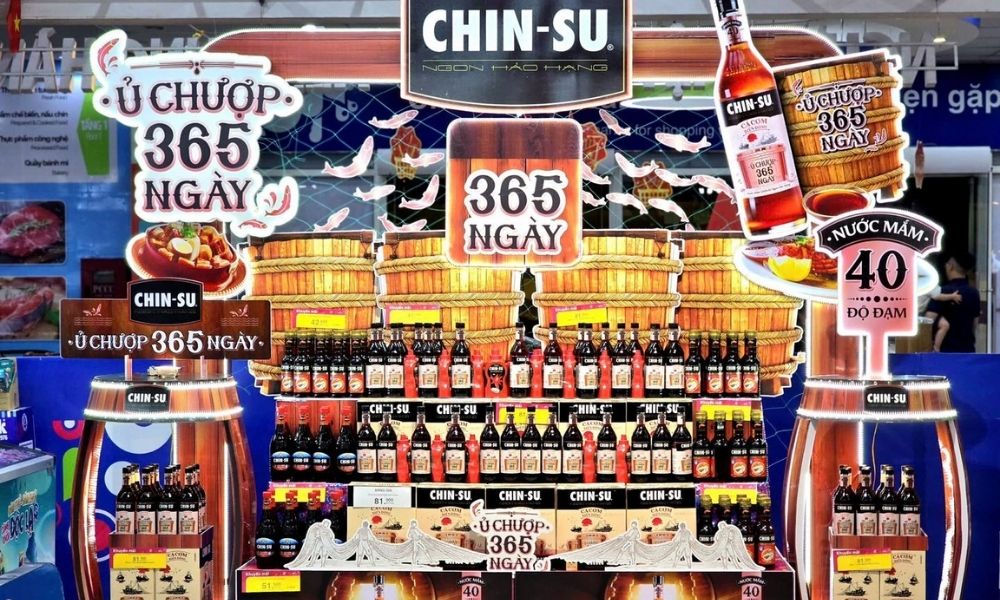 Nước mắm Chinsu ngon hảo hạng được ủ chượp 365 ngày là một nước đi tạo bạo của Chinsu