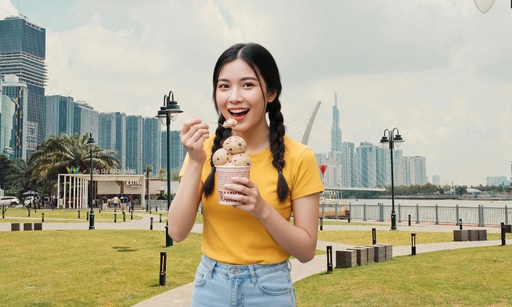 Kem Gelato Vinamilk Tiramisu vị ngon hấp dẫn