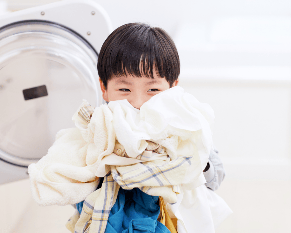 Chọn nước giặt xả tốt giúp con em mình vui mỗi ngày