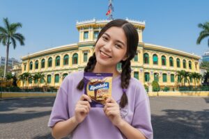 Thử ngay kẹo mềm Alpenliebe caramen nhân socola chảy