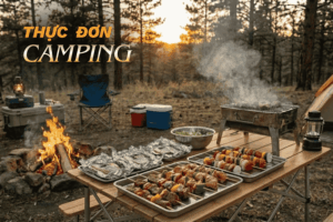 Thực đơn camping: Đồ nướng ướp sẵn cho chuyến cắm trại