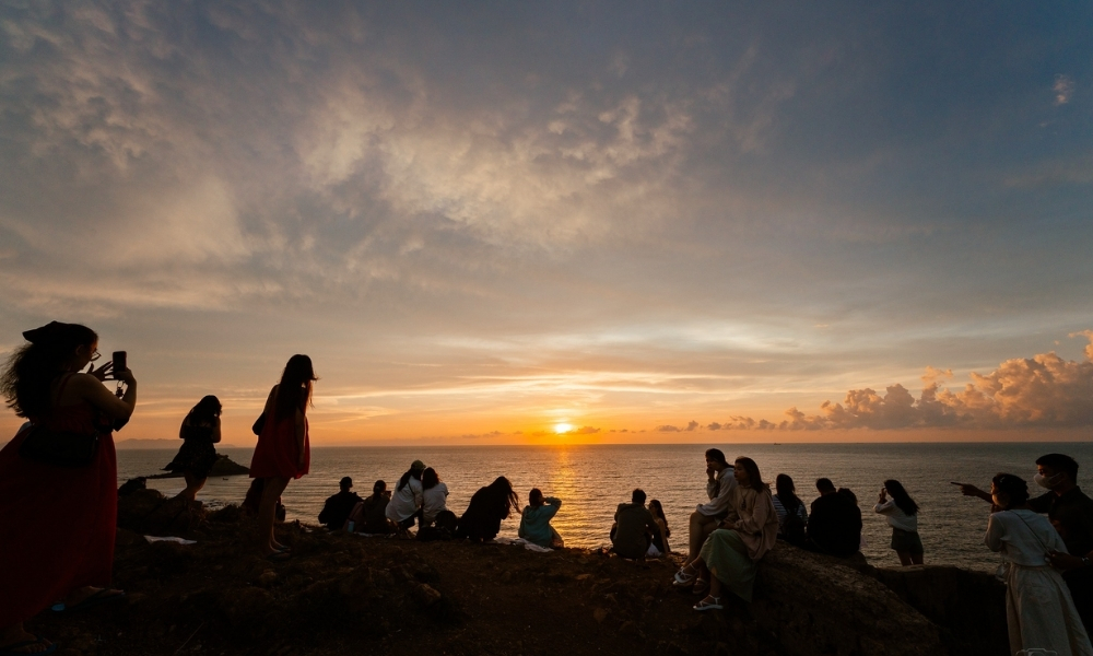 Hoàng hôn trên Mũi Nghinh Phong Vũng Tàu