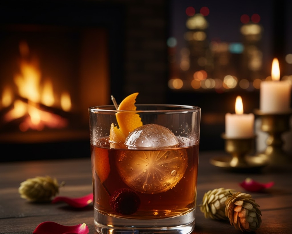 Old Fashioned phù hợp với các món tráng miệng đậm vị hoặc món khai vị mặn