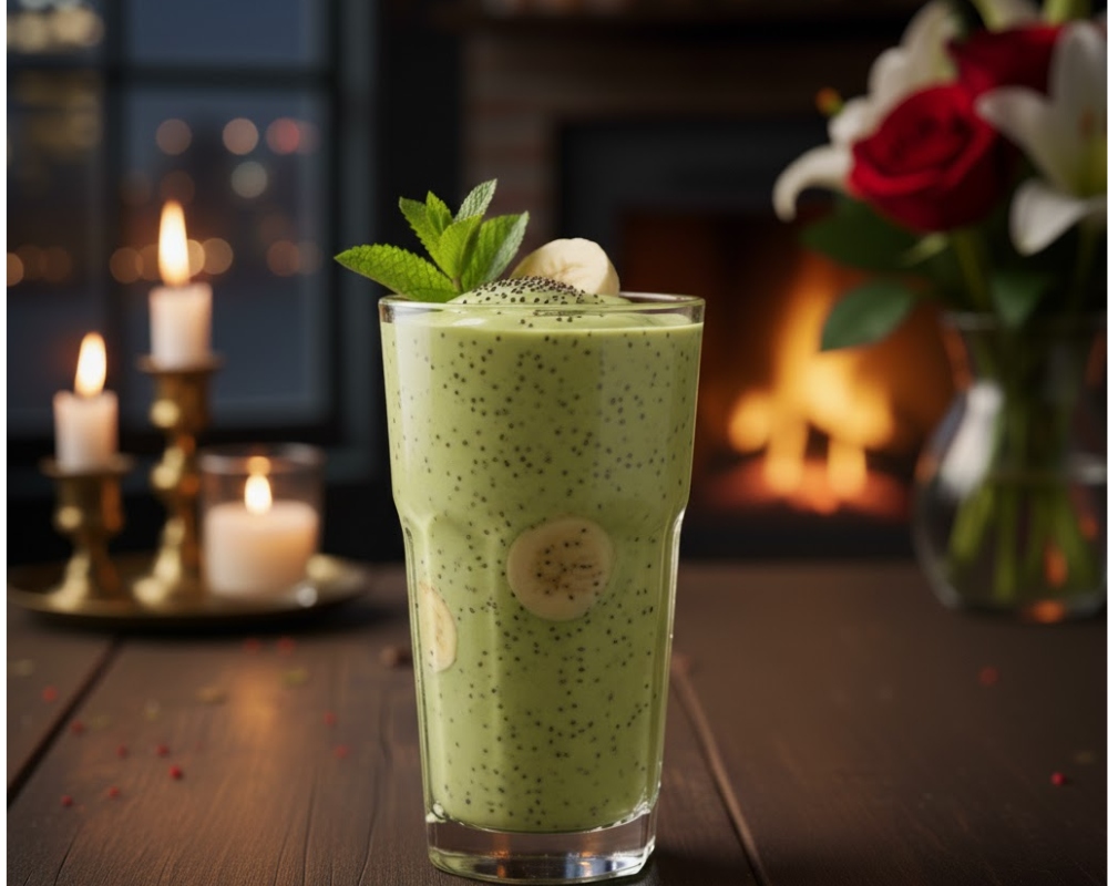 Sinh tố bơ chuối hạt chia